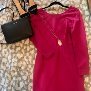 STUNNING  fuchsia pink Banana Republic dress